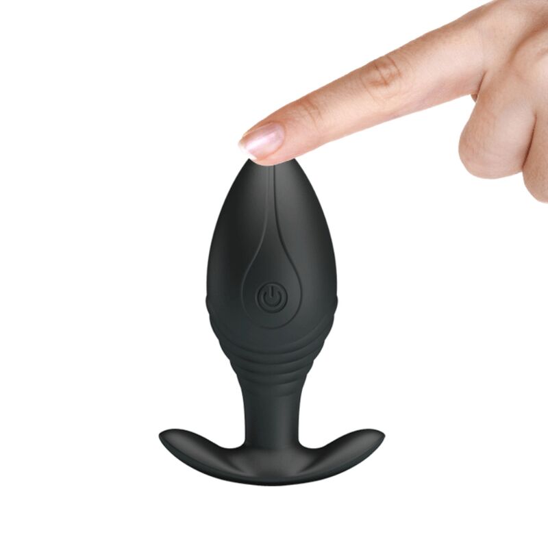 PRETTY LOVE - REGINA ANAL PLUG RECHARGEABLE VIBRATOR BLACK - Toys "n" Us