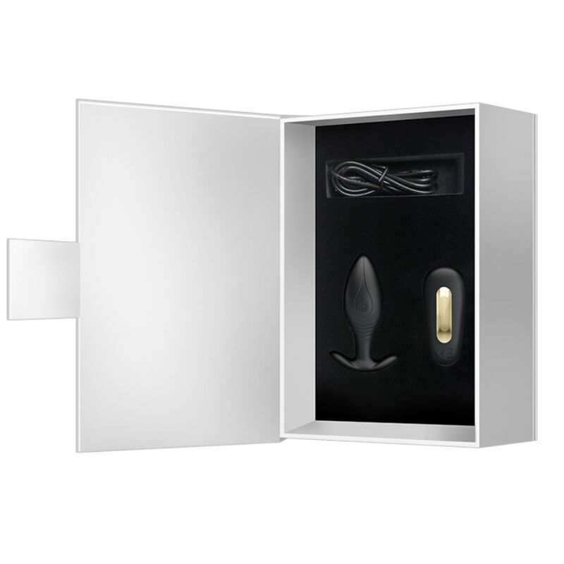 PRETTY LOVE - REGINA ANAL PLUG RECHARGEABLE VIBRATOR BLACK - Toys "n" Us