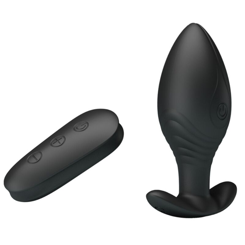PRETTY LOVE - REGINA ANAL PLUG RECHARGEABLE VIBRATOR BLACK - Toys "n" Us