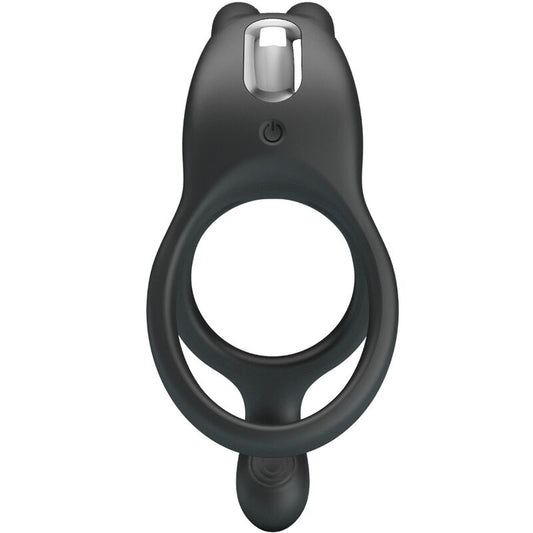 PRETTY LOVE - SETH DOUBLE VIBRATING RING RABBIT 7 VIBRATIONS BLACK - Toys "n" Us