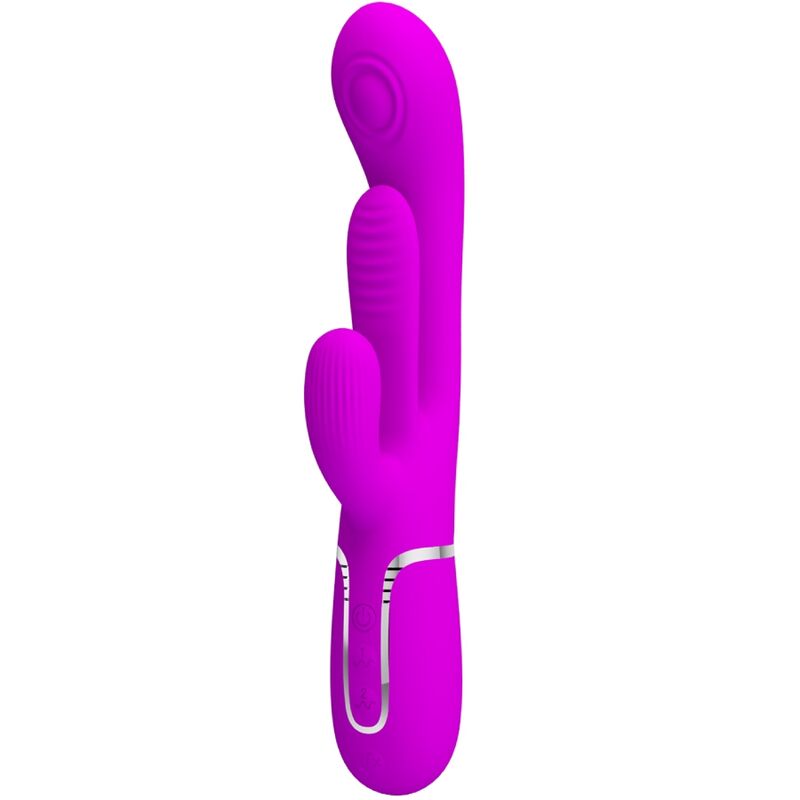PRETTY LOVE - SHANIA TRIPLE RABBIT VIBRATOR MULTIFUNCTION PINK - Toys "n" Us