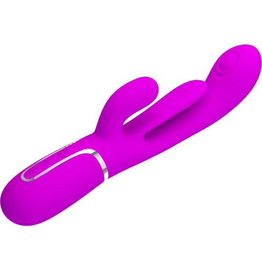 PRETTY LOVE - SHANIA TRIPLE RABBIT VIBRATOR MULTIFUNCTION PINK - Toys "n" Us