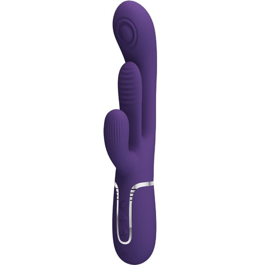 PRETTY LOVE - SHANIA TRIPLE RABBIT VIBRATOR MULTIFUNCTION PURPLE - Toys "n" Us