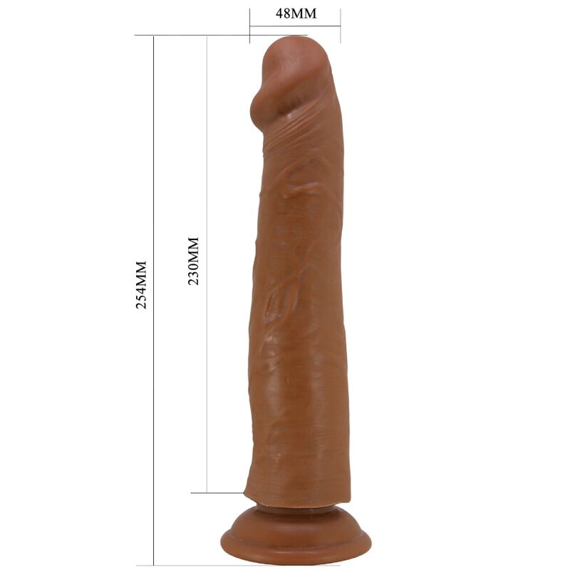 PRETTY LOVE - SHARIFE REALISTIC DILDO 25 CM BROWN - Toys "n" Us