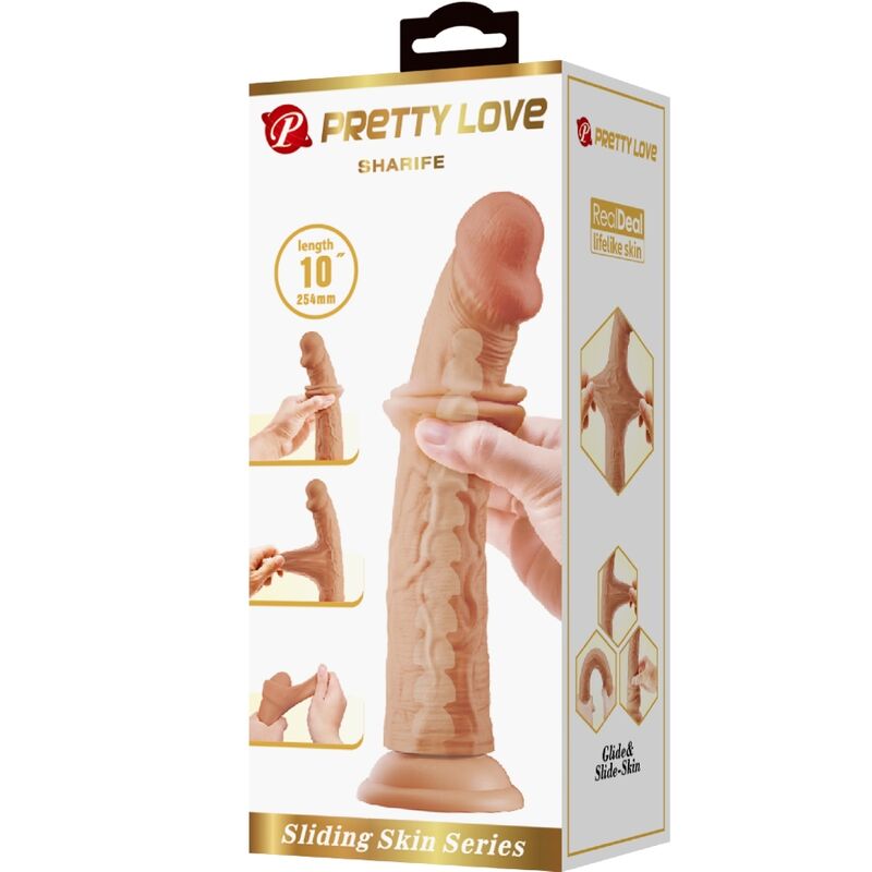 PRETTY LOVE - SHARIFE REALISTIC DILDO 25 CM FLESH - Toys "n" Us