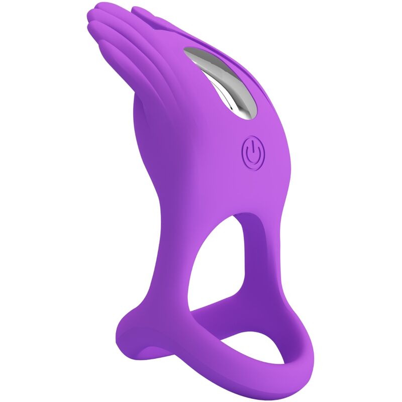 PRETTY LOVE - SILAS VIBRANT PENIS RING 7 VIBRATIONS PURPLE SILICONE - Toys "n" Us