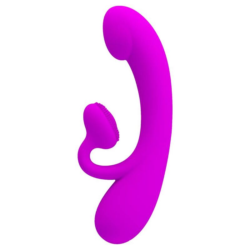 PRETTY LOVE - SINCERE VIBRATOR AND CLITORIS SUCKER PURPLE SILICONE - Toys "n" Us