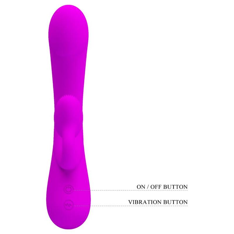PRETTY LOVE - SINCERE VIBRATOR AND CLITORIS SUCKER PURPLE SILICONE - Toys "n" Us