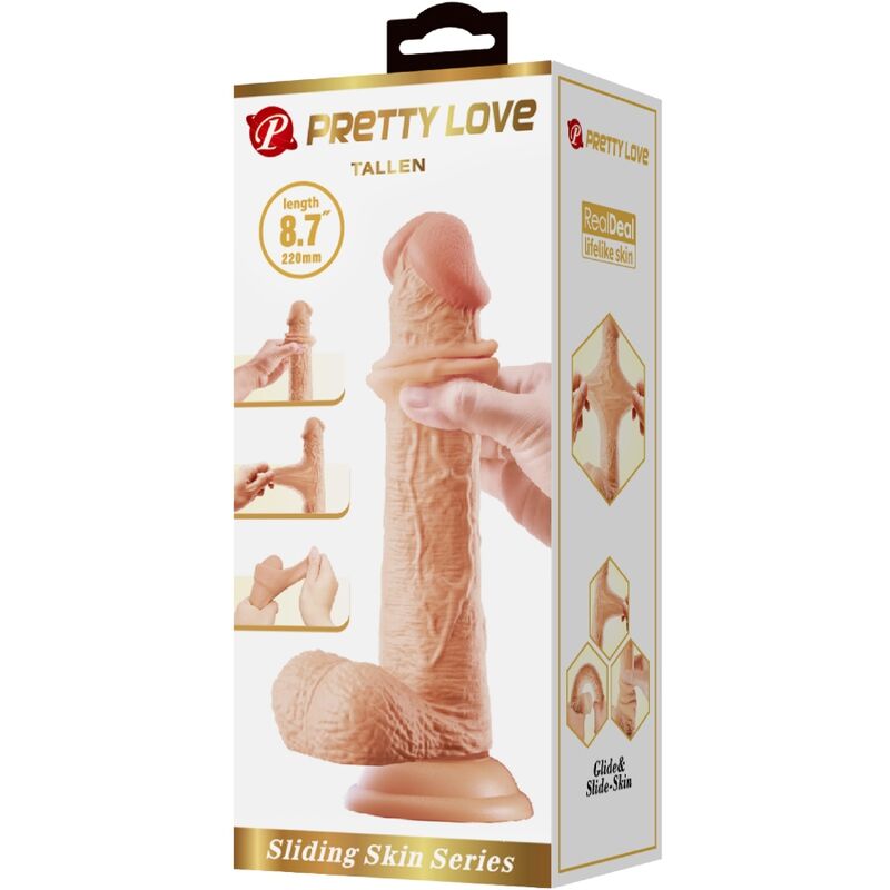 PRETTY LOVE - TALLEN REALISTIC DILDO 22 CM FLESH - Toys "n" Us