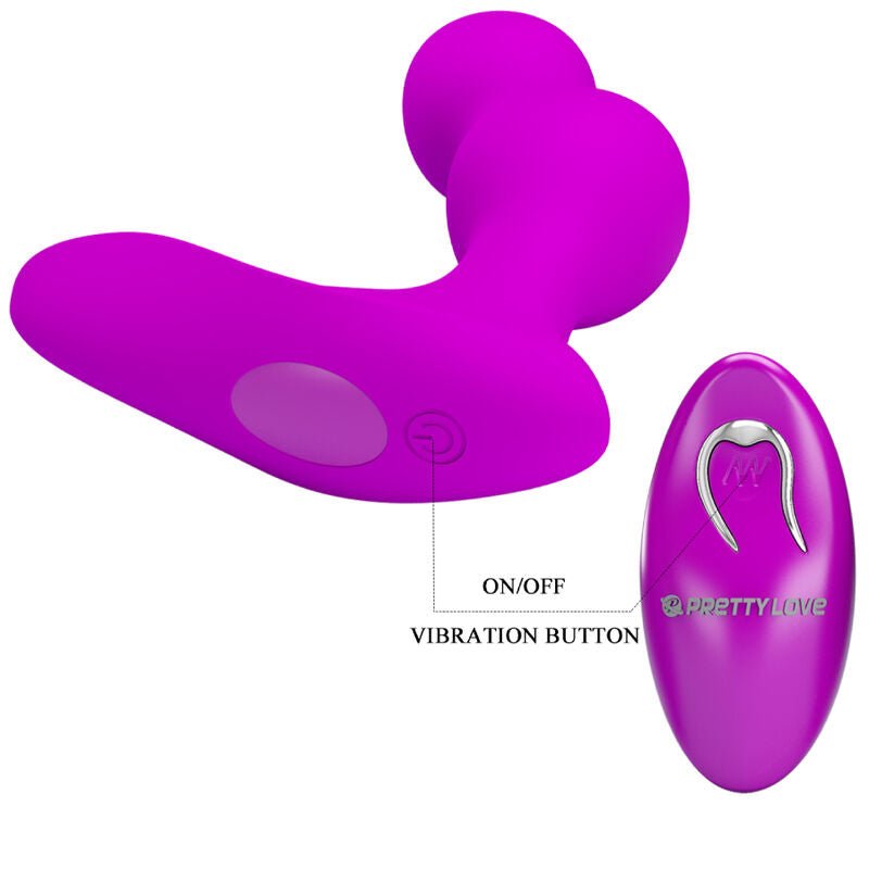 PRETTY LOVE - TERRANCE ANAL VIBRATOR MASSAGER WITH REMOTE CONTROL - Toys "n" Us