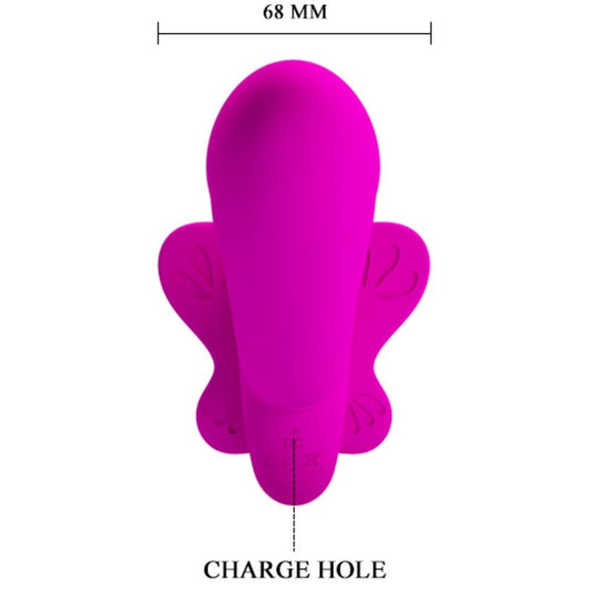 PRETTY LOVE - VALERIE DOUBLE STRAP - ON VIBRATOR 12 VIBRATIONS PURPLE - Toys "n" Us