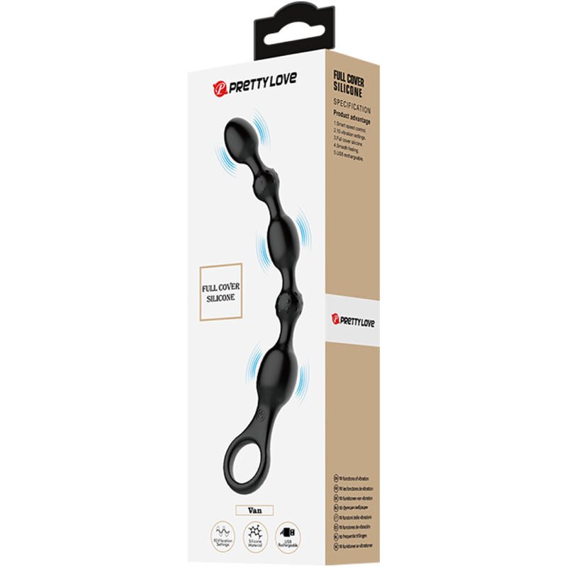 PRETTY LOVE - VAN ANAL BALLS 10 VIBRATIONS RECHARGEABLE SILICONE - Toys "n" Us