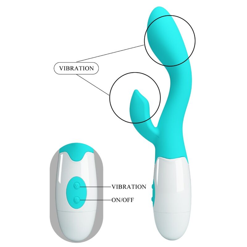 PRETTY LOVE - VIBRADOR BRILHANTE G - SPOT AQUA VERDE - Toys "n" Us