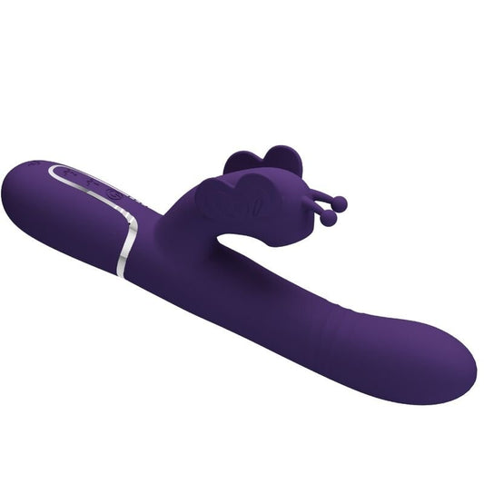 PRETTY LOVE - VIBRADOR COELHO MULTIFUNÇÕES 4 EM 1 BORBOLETA ROXO - Toys "n" Us