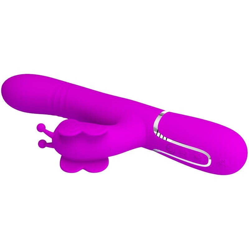 PRETTY LOVE - VIBRADOR COELHO MULTIFUNÇÕES 4 EM 1 BORBOLETE FÚCSIA - Toys "n" Us