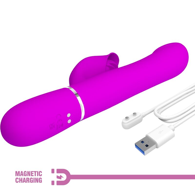 PRETTY LOVE - VIBRADOR COELHO PÉROLAS VIOLETA - Toys "n" Us
