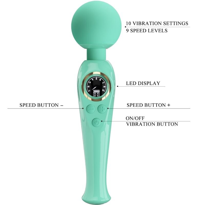 PRETTY LOVE - VIBRADOR DE VARINHA VERDE SKYLER - Toys "n" Us