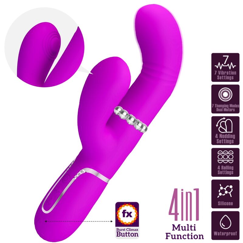 PRETTY LOVE - VIBRADOR MULTIFUNÇÃO G - SPOT FÚCSIA - Toys "n" Us