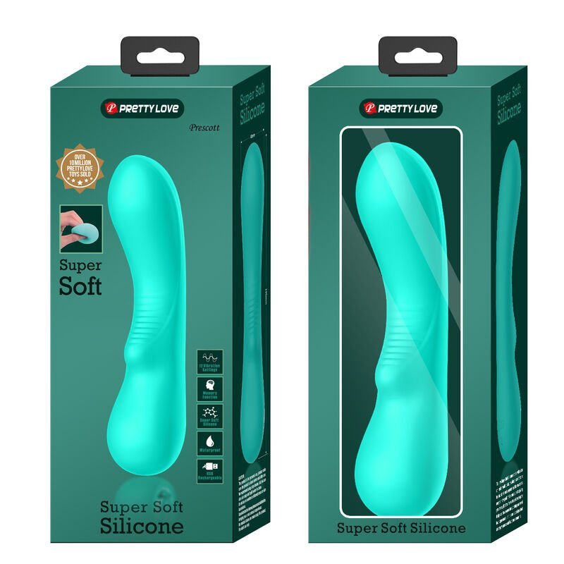 PRETTY LOVE - VIBRADOR RECARREGVEL PRESCOTT AQUA VERDE - Toys "n" Us