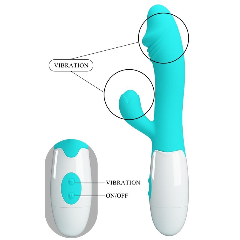 PRETTY LOVE - VIBRADOR SNAPPY G - SPOT AQUA VERDE - Toys "n" Us