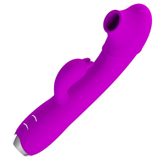 PRETTY LOVE - VIBRADOR SUCKER RECARREGVEL REGINA ROXO - Toys "n" Us