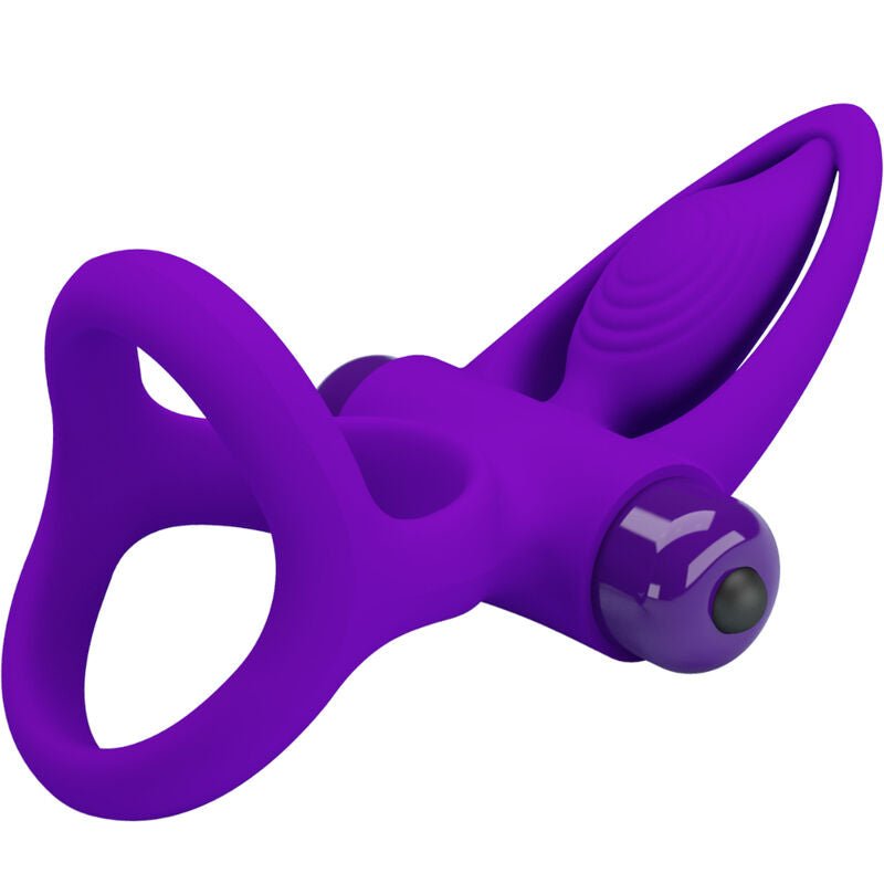 PRETTY LOVE - VIBRATOR RING 10 VIBRATIONS VIOLET SILICONE - Toys "n" Us