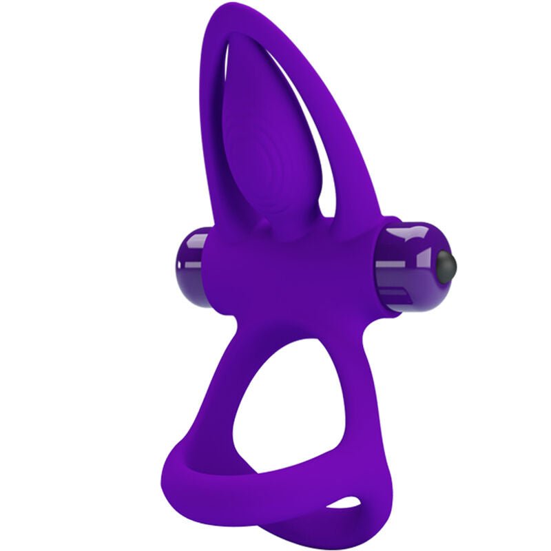 PRETTY LOVE - VIBRATOR RING 10 VIBRATIONS VIOLET SILICONE - Toys "n" Us