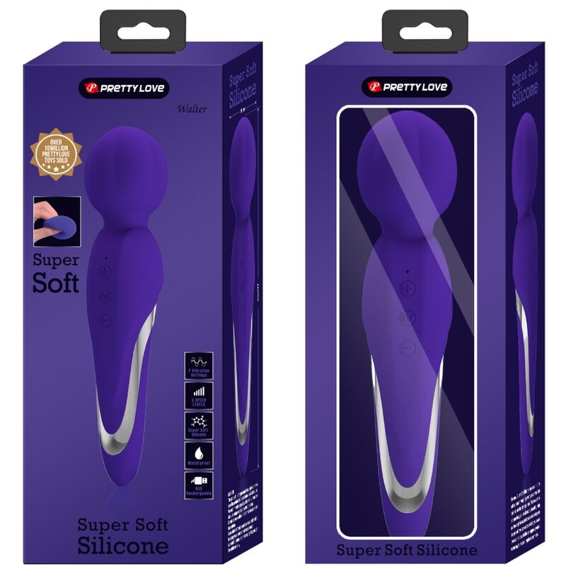PRETTY LOVE - WALTER VIBRATOR WAND PURPLE - Toys "n" Us