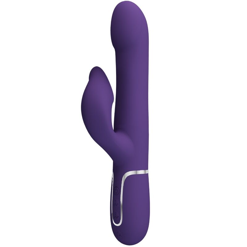 PRETTY LOVE - ZALIN RABBIT VIBRATOR PEARLS 4 IN 1 PURPLE - Toys "n" Us