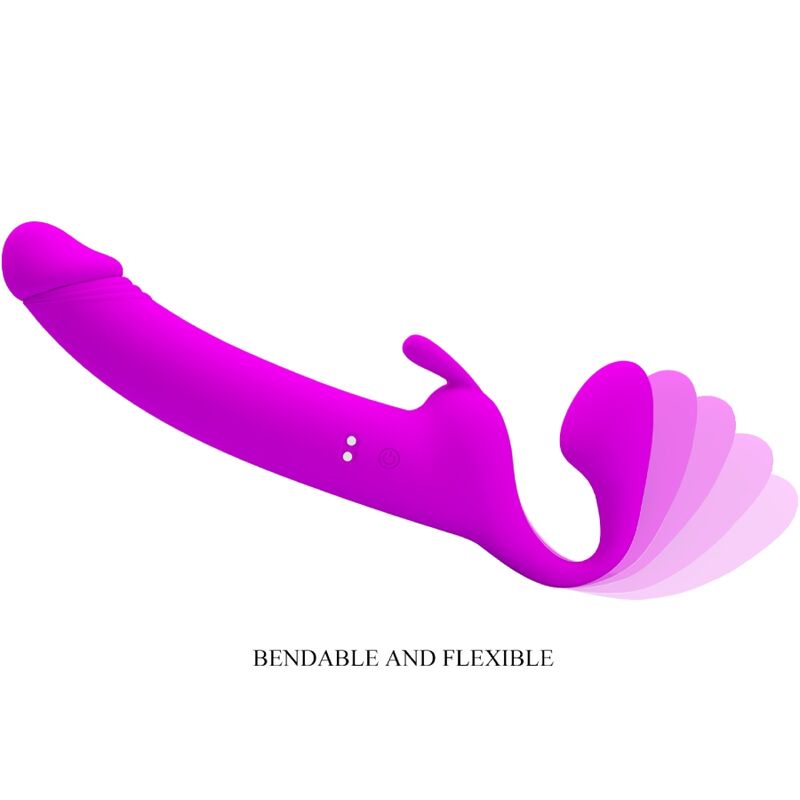 PRETTY LOVE - ZANINI STRAPLESS STRAP - ON 10 VIBRATIONS PURPLE - Toys "n" Us