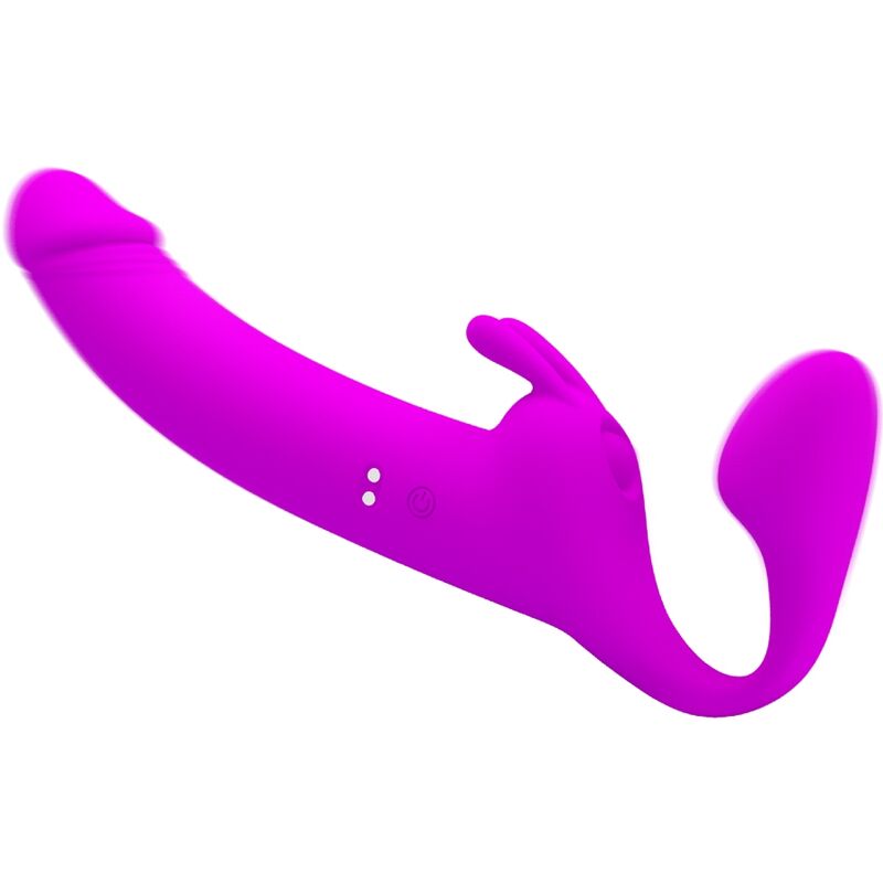 PRETTY LOVE - ZANINI STRAPLESS STRAP - ON 10 VIBRATIONS PURPLE - Toys "n" Us