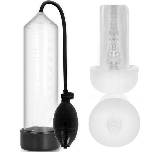 PUMP ADDICTED - RX3 TRANSPARENT WITH PLEASURE SLEEVE - Toys "n" Us