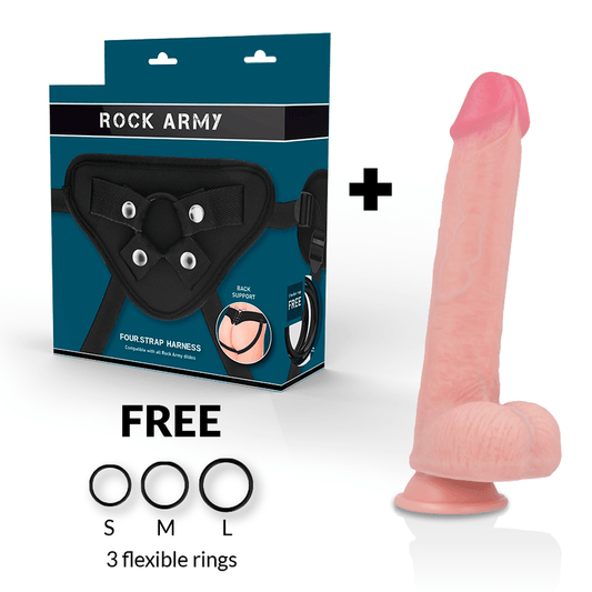 ROCKARMY - ARN S + LIQUID SILICONE DILDO PREMIUM KINGCOBRA 24 CM - O - 4.77 CM - Toys "n" Us