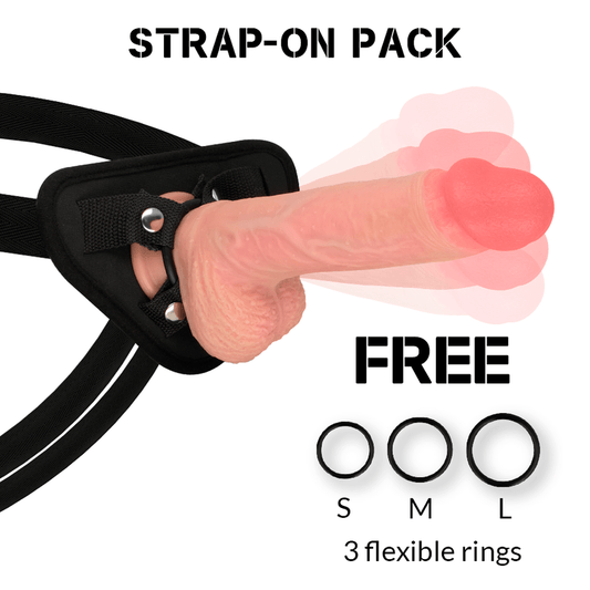 ROCKARMY - HARNESS + HAWK ROTATOR AND VIBRATOR 22 CM - O - 4.6 CM - Toys "n" Us
