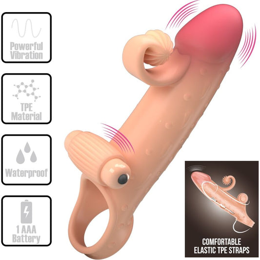 ROMANCE - VIBRATING PENIS SLEEVE NATURAL - Toys "n" Us
