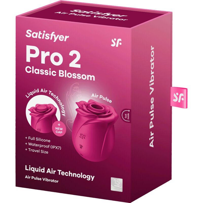 SATISFYER - AIR PULSE PRO 2 CLASSIC BLOSSOM VIBRATOR - Toys "n" Us