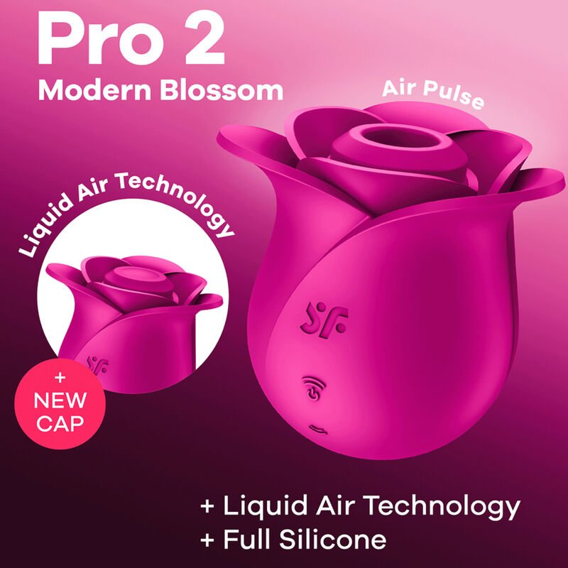 SATISFYER - AIR PULSE PRO 2 MODERN BLOSSOM VIBRATOR - Toys "n" Us