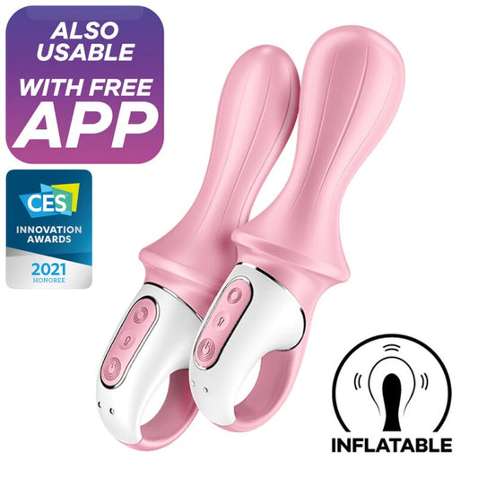 SATISFYER - AIR PUMP BOOTY 5+ INFLATABLE ANAL VIBRATOR PINK - Toys "n" Us