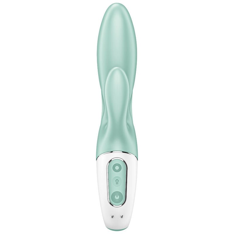 SATISFYER - AIR PUMP BUNNY 5+ INFLATABLE RABBIT VIBRATOR APP GREEN - Toys "n" Us