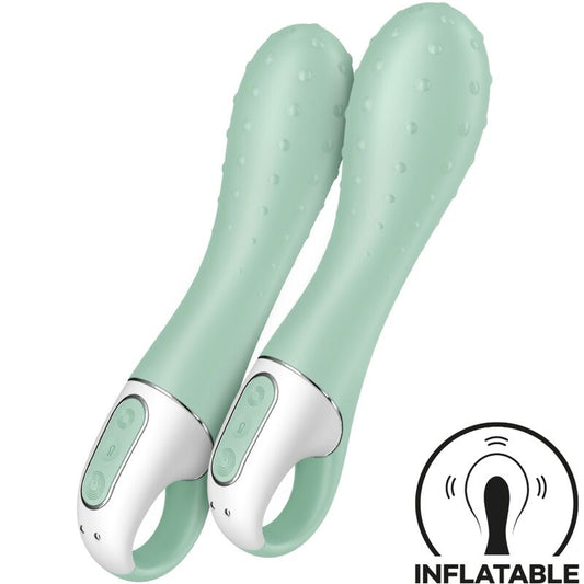 SATISFYER - AIR PUMP VIBRATOR 3 INFLATABLE G POINT MINT - Toys "n" Us