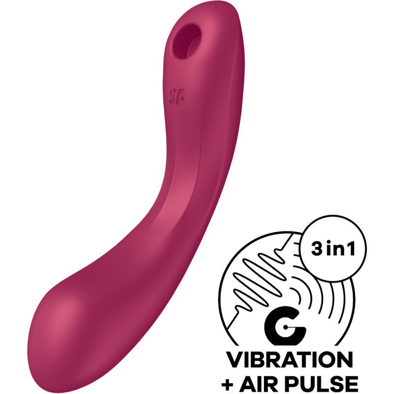 SATISFYER - CURVE TRINITY 1 AIR PULSE VIBRATION GREY - Toys "n" Us
