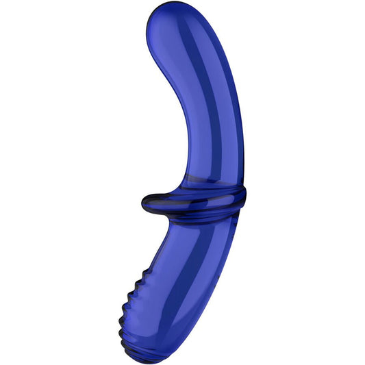 SATISFYER - DILDO DE CRISTAL DUPLO TRANSPARENTE - Toys "n" Us