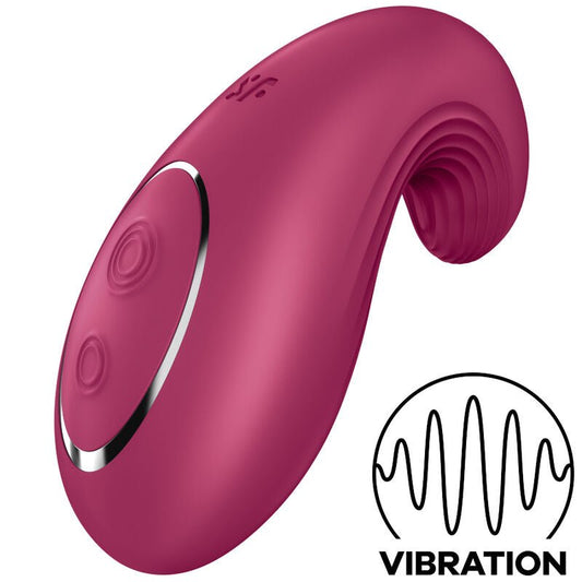 SATISFYER - DIPPING DELIGHT LAY - ON VIBRATOR RED - Toys "n" Us