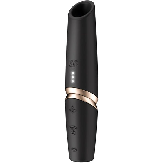 SATISFYER - PERFECT KISS WAVE CLITORIS STIMULATOR BLACK / GOLD - Toys "n" Us