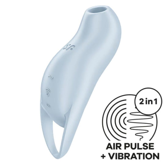 SATISFYER - POCKET PRO 1 ESTIMULADOR DE CLITÓRIS AZUL CLARO - Toys "n" Us