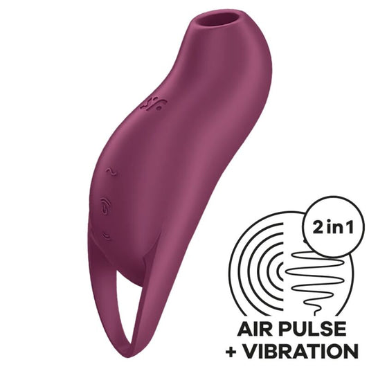 SATISFYER - POCKET PRO 1 ESTIMULADOR DE CLITÓRIS GARNET - Toys "n" Us