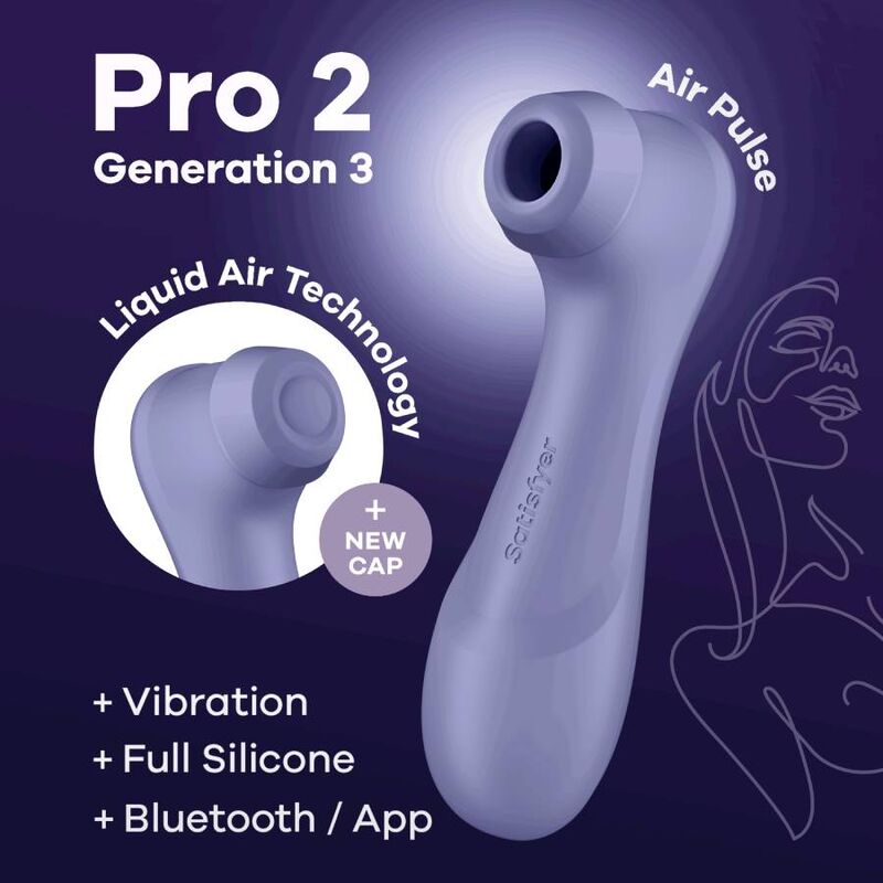 SATISFYER - PRO 2 GENERACIÓN 3 LILAC BLUETOOTH & APP - Toys "n" Us
