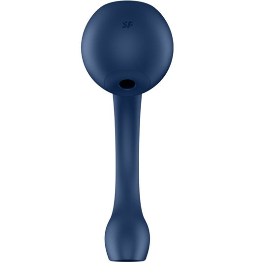 SATISFYER - PRO+ WAVE 4 G - SPOT & AIR PULSE STIMULATOR FREE APP DARK BLUE - Toys "n" Us