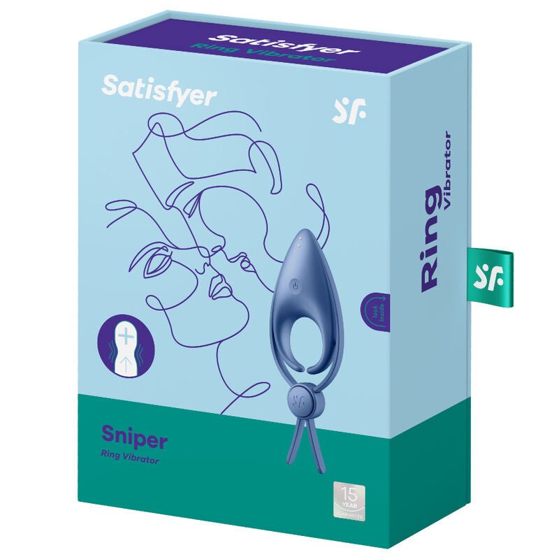 SATISFYER - SNIPER RING VIBRATOR BLACK - Toys "n" Us