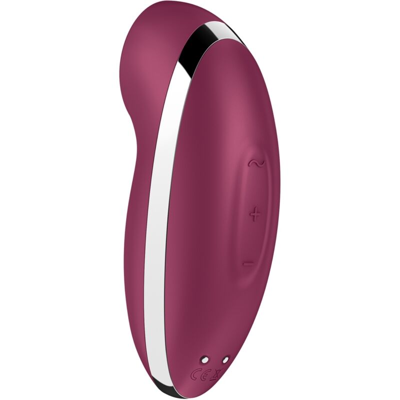 SATISFYER - TAP & CLIMAX 2 VIBRATOR & STIMULATOR RED - Toys "n" Us